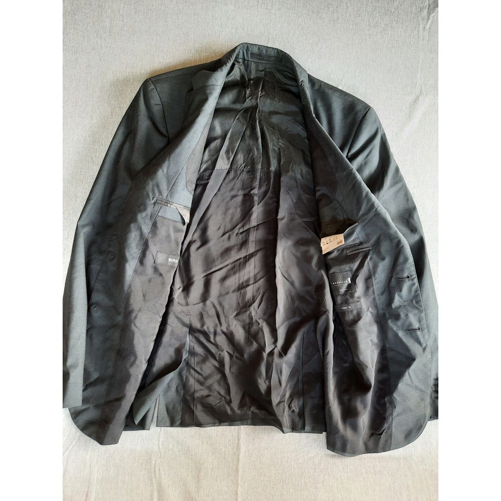 Boss Hugo Boss Guabello Super 120 Men 38R Padded Shoulder one Button Blazer Coat